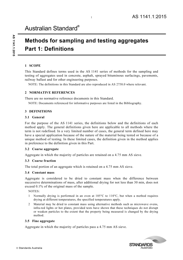 AS 1141.1:2015