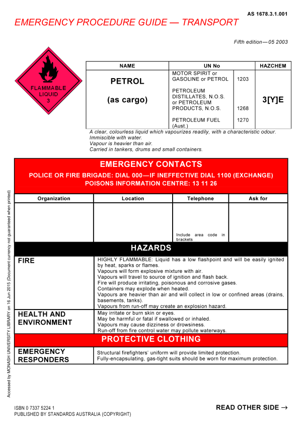 AS 1678.3.1.001-2003 AS 1678.3.1.001-2003
