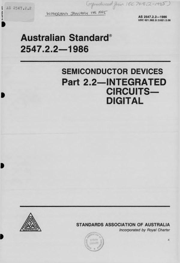 AS 2547.2.2-1986 AS 2547.2.2-1986