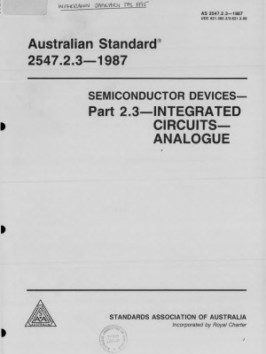 AS 2547.2.3-1987