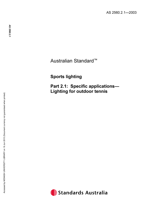 AS 2560.2.1-2003 AS 2560.2.1-2003