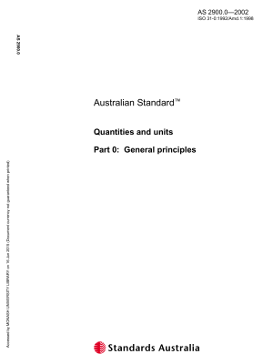 AS 2900.0-2002