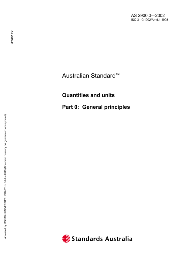 AS 2900.0-2002