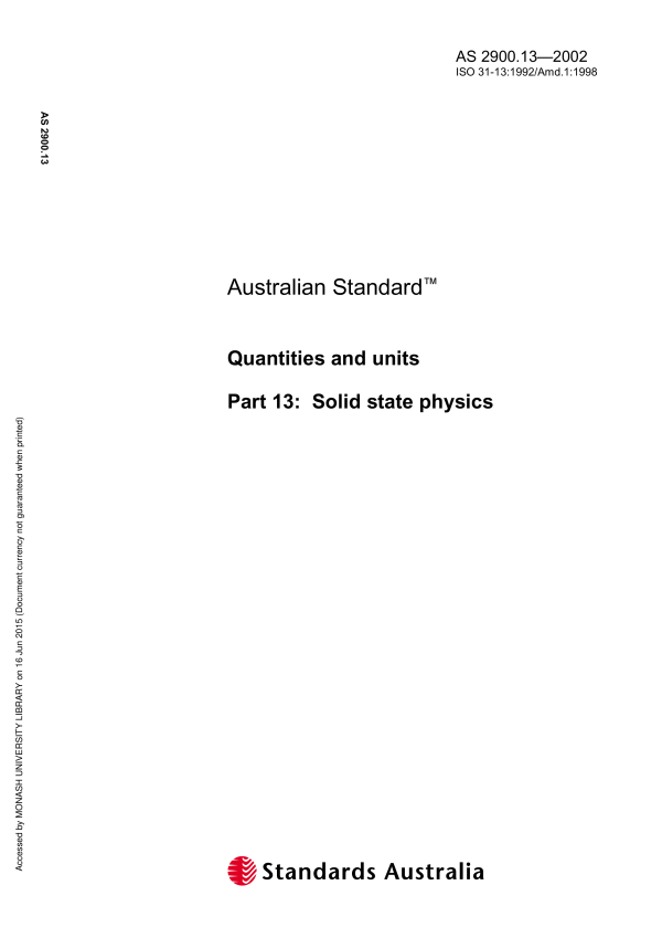 AS 2900.13-2002
