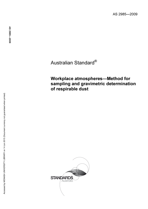 AS 2985-2009 AS 2985-2009