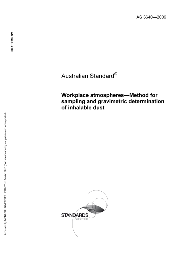 AS 3640-2009 AS 3640-2009