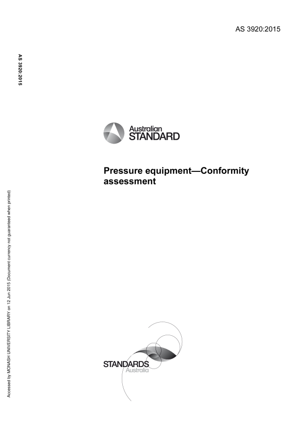 AS 3920:2015 AS 3920:2015