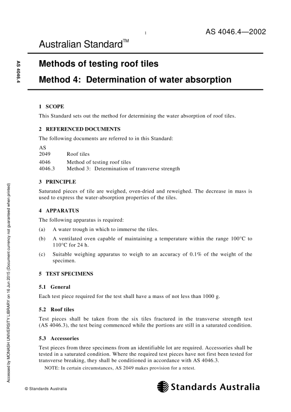 AS 4046.4-2002 AS 4046.4-2002