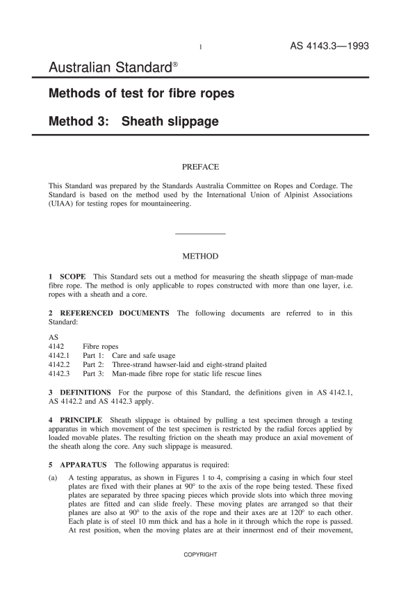 AS 4143.3-1993 AS 4143.3-1993
