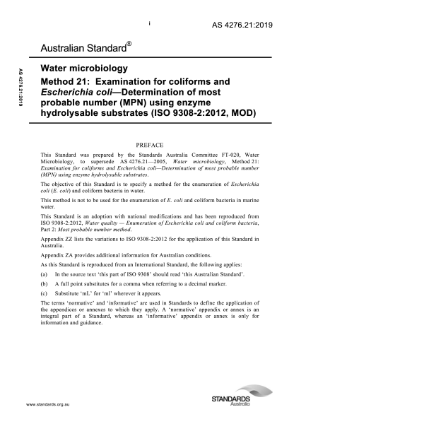 AS 4276.21:2019 AS 4276.21:2019