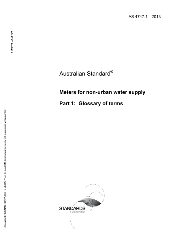 AS 4747.1-2013 AS 4747.1-2013