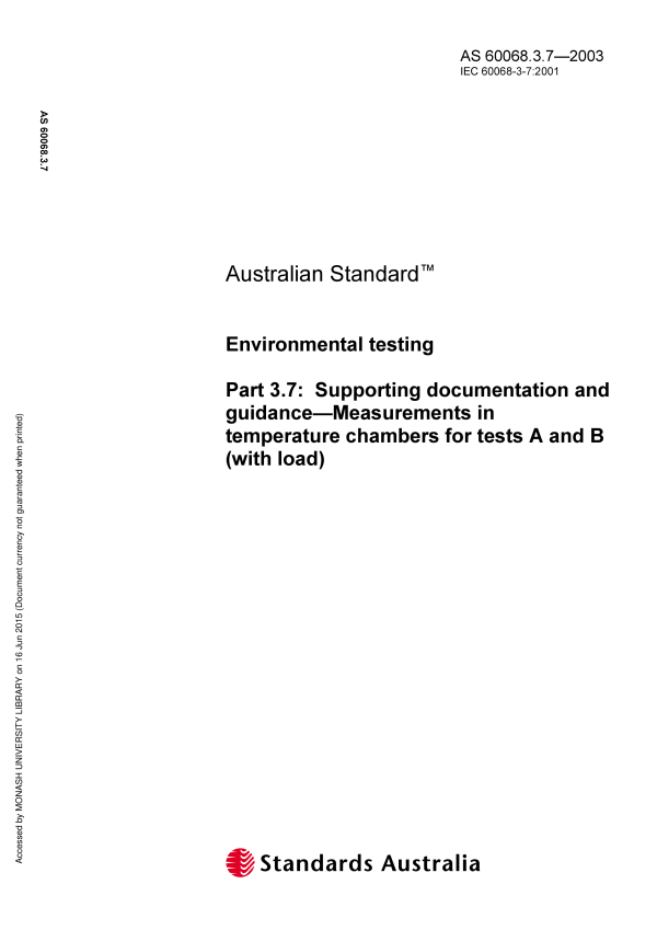 AS 60068.3.7-2003 AS 60068.3.7-2003