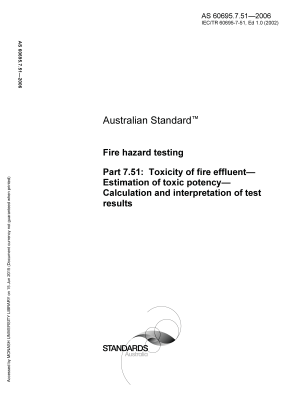 AS 60695.7.51-2006