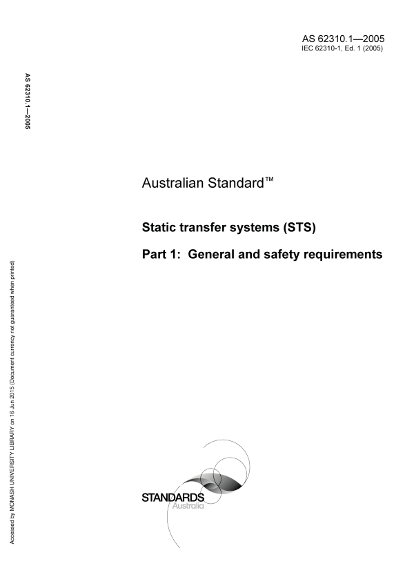 AS 62310.1-2005