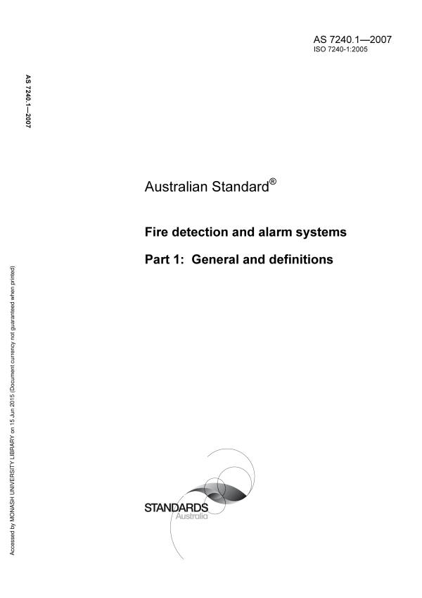 AS 7240.1-2007 AS 7240.1-2007