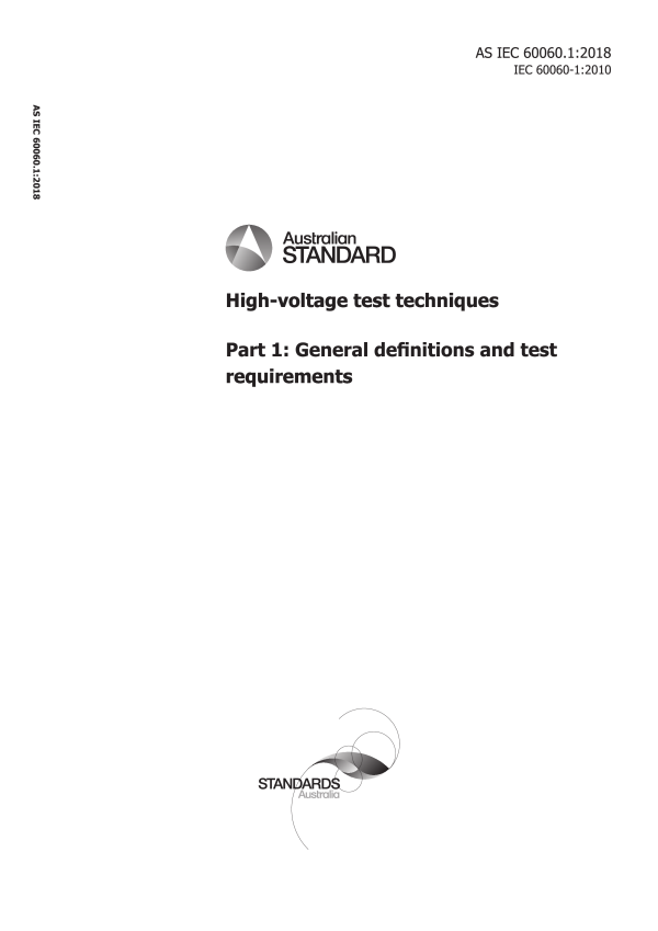 AS IEC 60060.1:2018