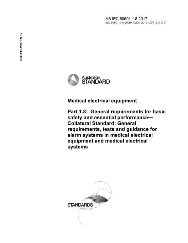 AS IEC 60601.1.8:2017