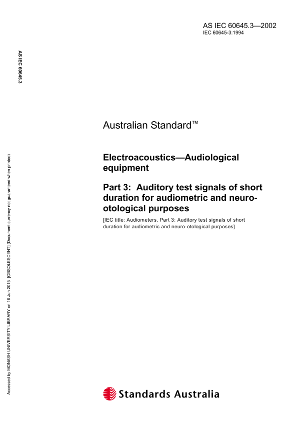 AS IEC 60645.3-2002
