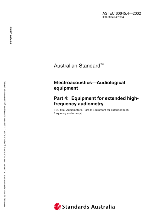 AS IEC 60645.4-2002