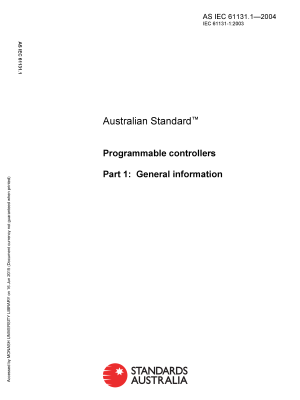 AS IEC 61131.1-2004