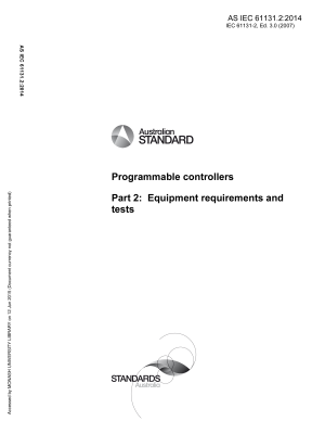 AS IEC 61131.2:2014