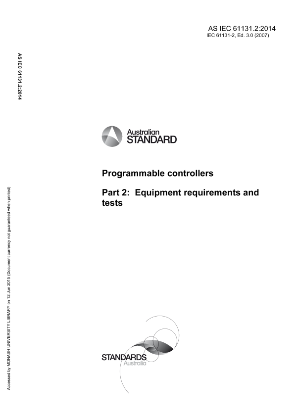 AS IEC 61131.2:2014