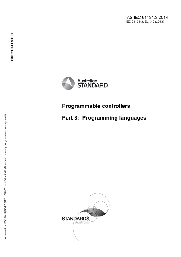 AS IEC 61131.3:2014