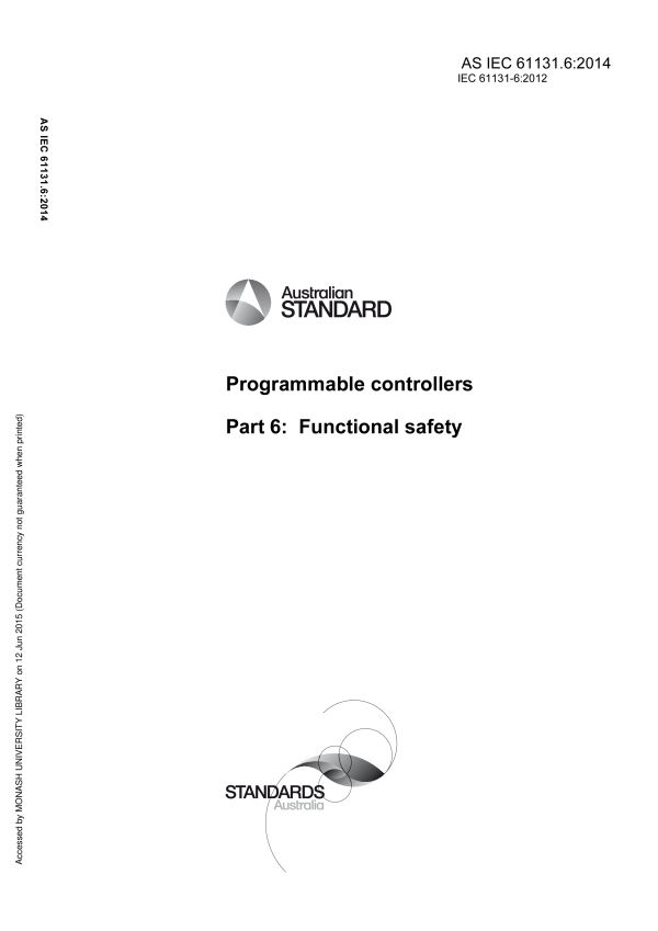 AS IEC 61131.6:2014