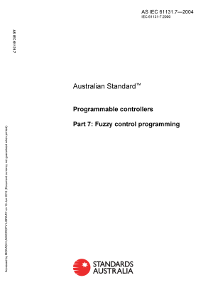 AS IEC 61131.7-2004
