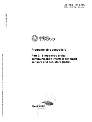 AS IEC 61131.9:2014