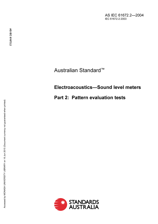 AS IEC 61672.2-2004