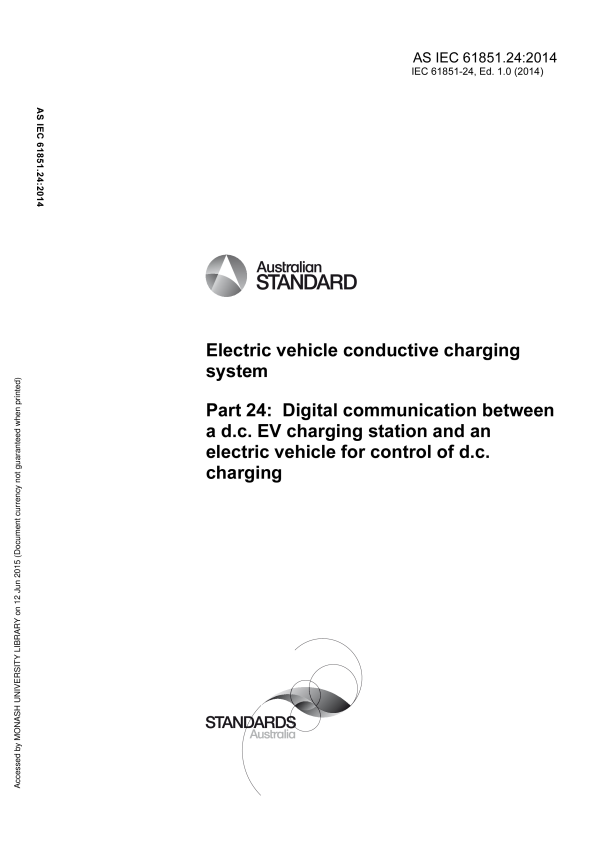 AS IEC 61851.24:2014