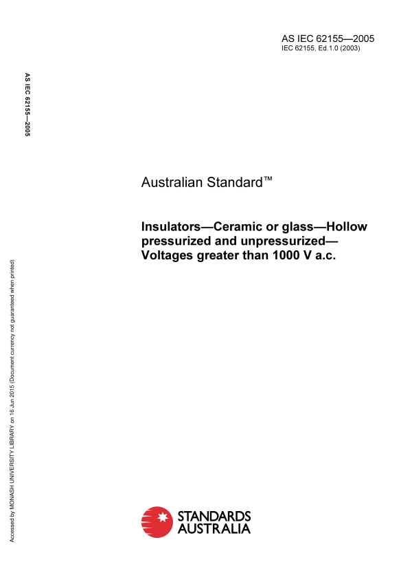 AS IEC 62155-2005 AS IEC 62155-2005