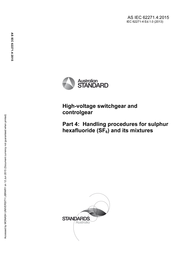 AS IEC 62271.4:2015