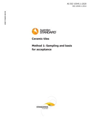 AS ISO 10545.1:2020