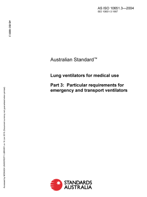 AS ISO 10651.3-2004