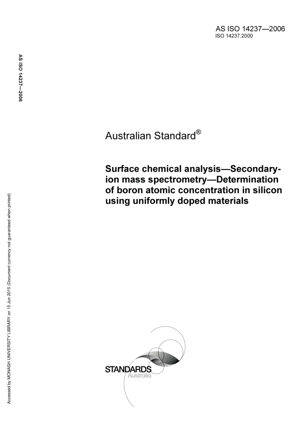 AS ISO 14237-2006