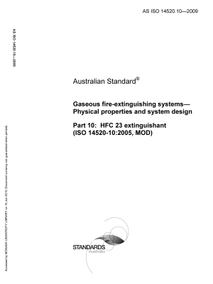 AS ISO 14520.10-2009