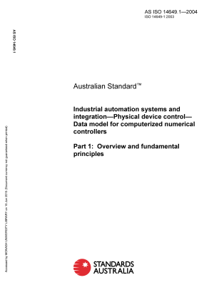 AS ISO 14649.1-2004