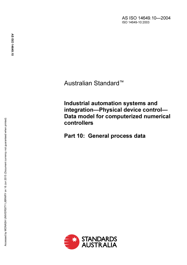 AS ISO 14649.10-2004
