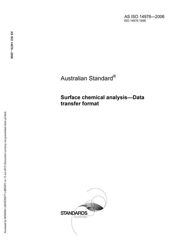AS ISO 14976-2006