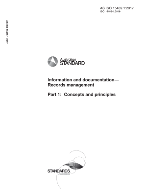 AS ISO 15489.1:2017