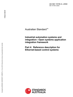 AS ISO 15745.4-2004
