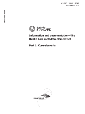 AS ISO 15836.1:2018