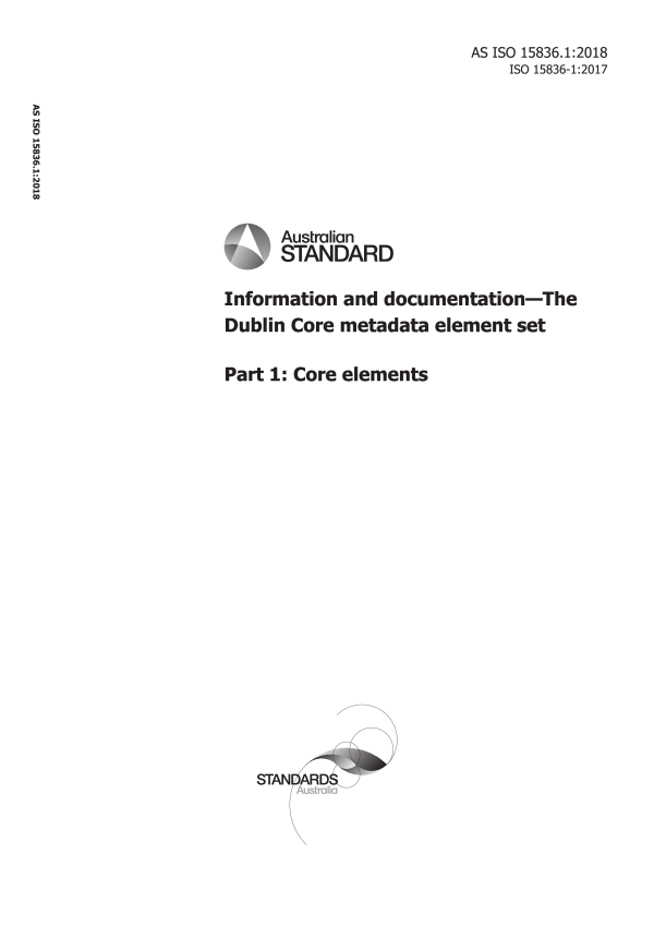 AS ISO 15836.1:2018