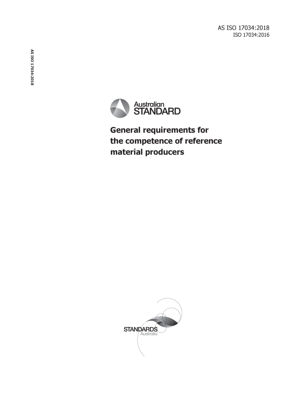 AS ISO 17034:2018 AS ISO 17034:2018