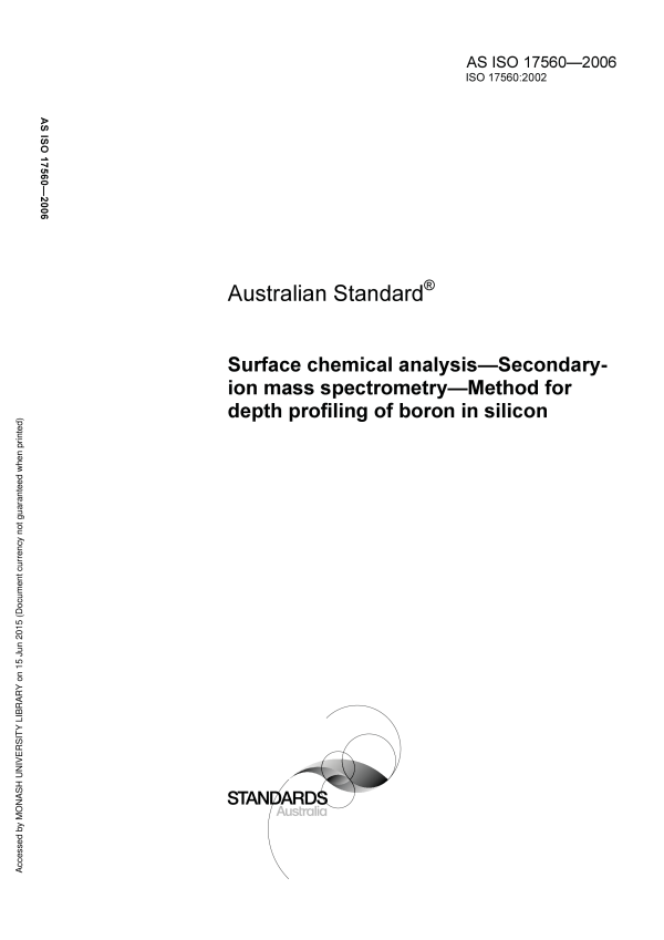 AS ISO 17560-2006