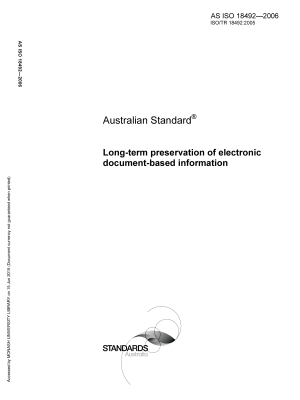 AS ISO 18492-2006