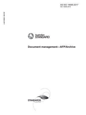 AS ISO 18565:2017