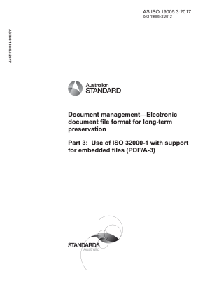 AS ISO 19005.3:2017